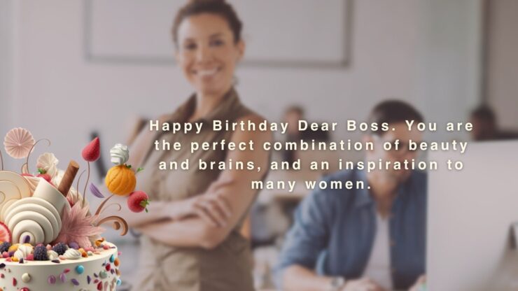 Birthday Message For Boss Lady